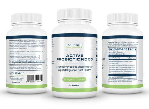 Active Probiotic ND 50 (60 Capsules) - Imagen 2