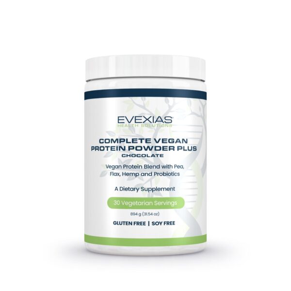 Complete Vegan Protein Powder Plus Chocolate (30 Servings 31.54oz)