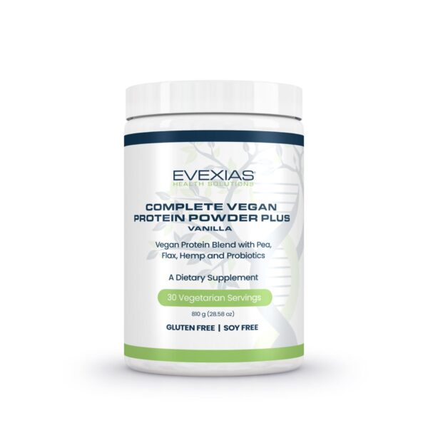 Complete Vegan Protein Powder Plus Vanilla (30 Servings 28.58oz)